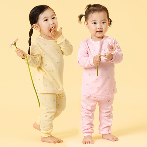 BambooWarm Village Long Sleeve Loungewear Set_Floral<br/>(6~36Months)