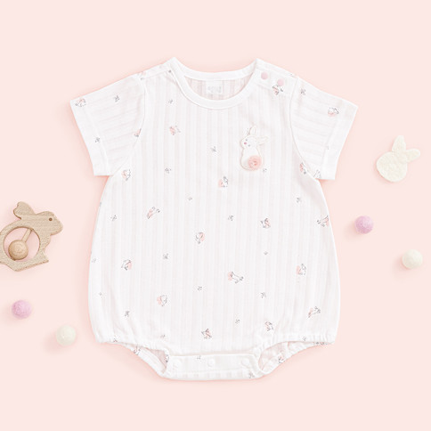 BambooMesh Hugbee Baby Bodysuit_Bunny