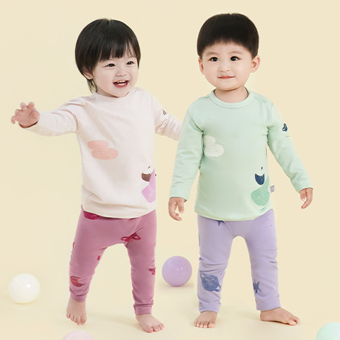 Bamboo Space Long Sleeve Loungewear Set 