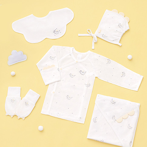 Bamboo Airy Baby Dragon Layette Gift Set_5 Pack