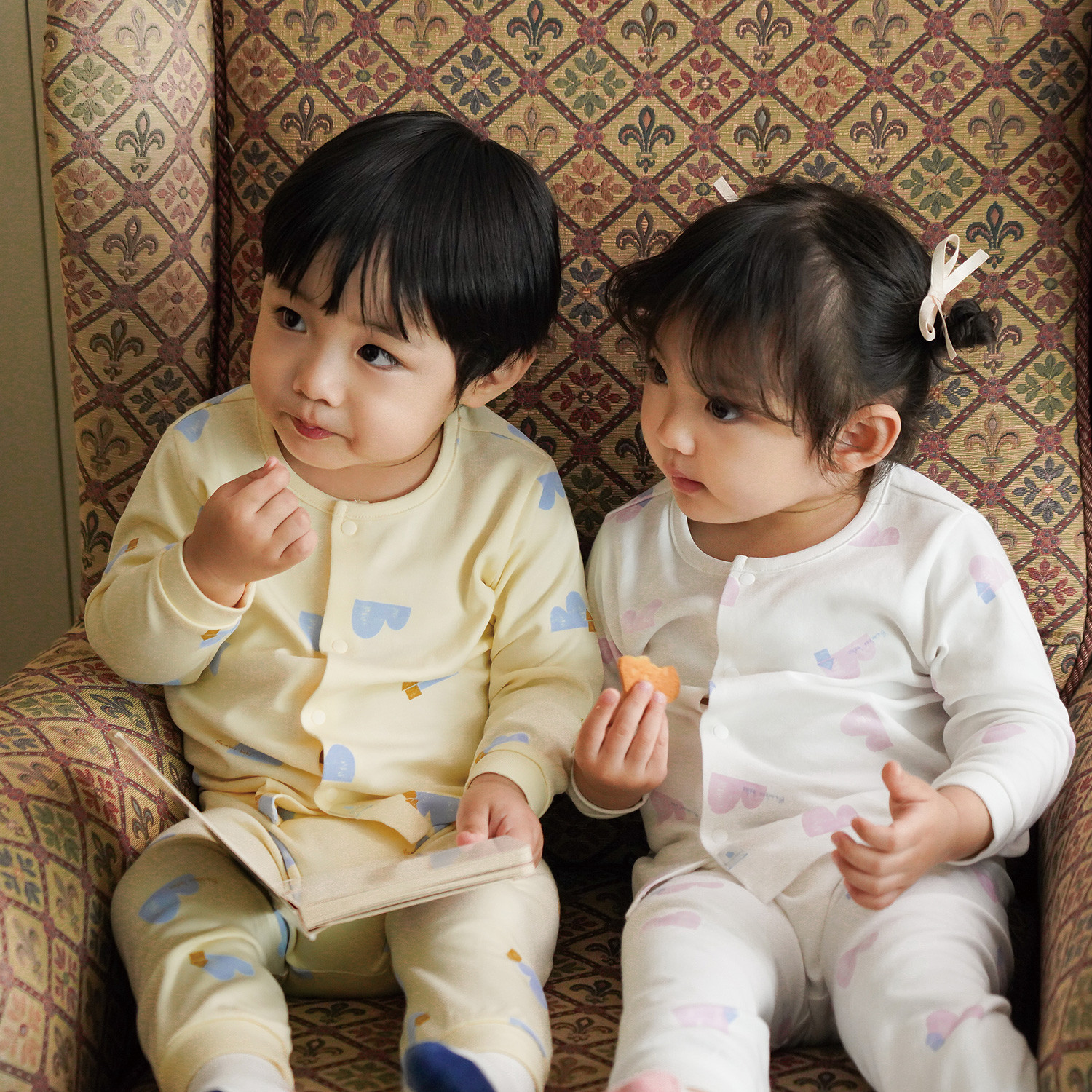 Bamboo Mountain Village Easy On&Off Long Sleeve Set(3M~3Y)