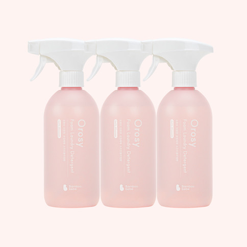 Orosy Foam Laundry Detergent _Soft Blossom Scent 500ml <b><font color="red">3EA</font></b>