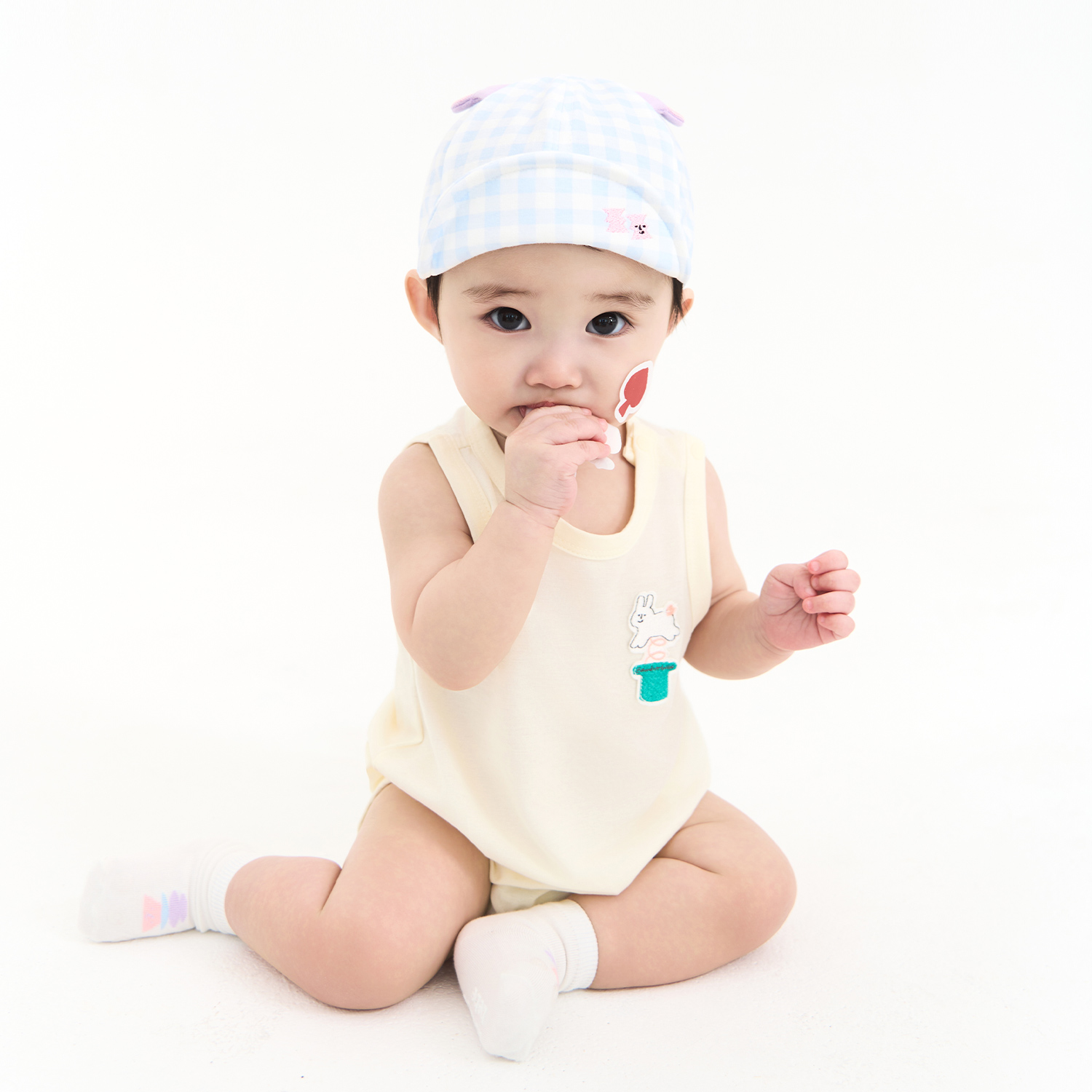 BambooCool Circus Sleeveless Baby Bodysuit