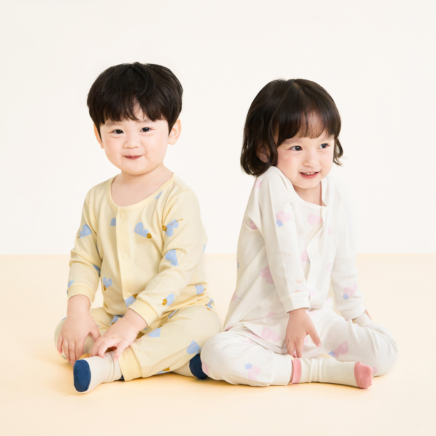 Bamboo Mountain Village Easy On&Off Long Sleeve Set(3M~3Y)