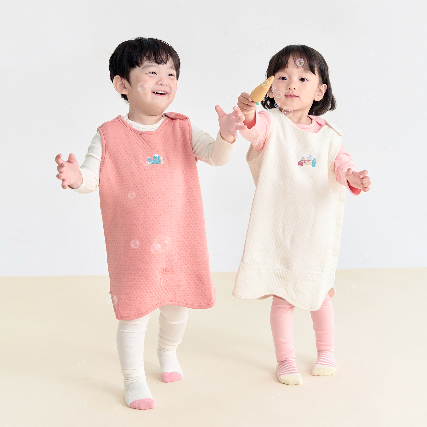 Bamboo Mountain Village Sleep Vest(0~36M)